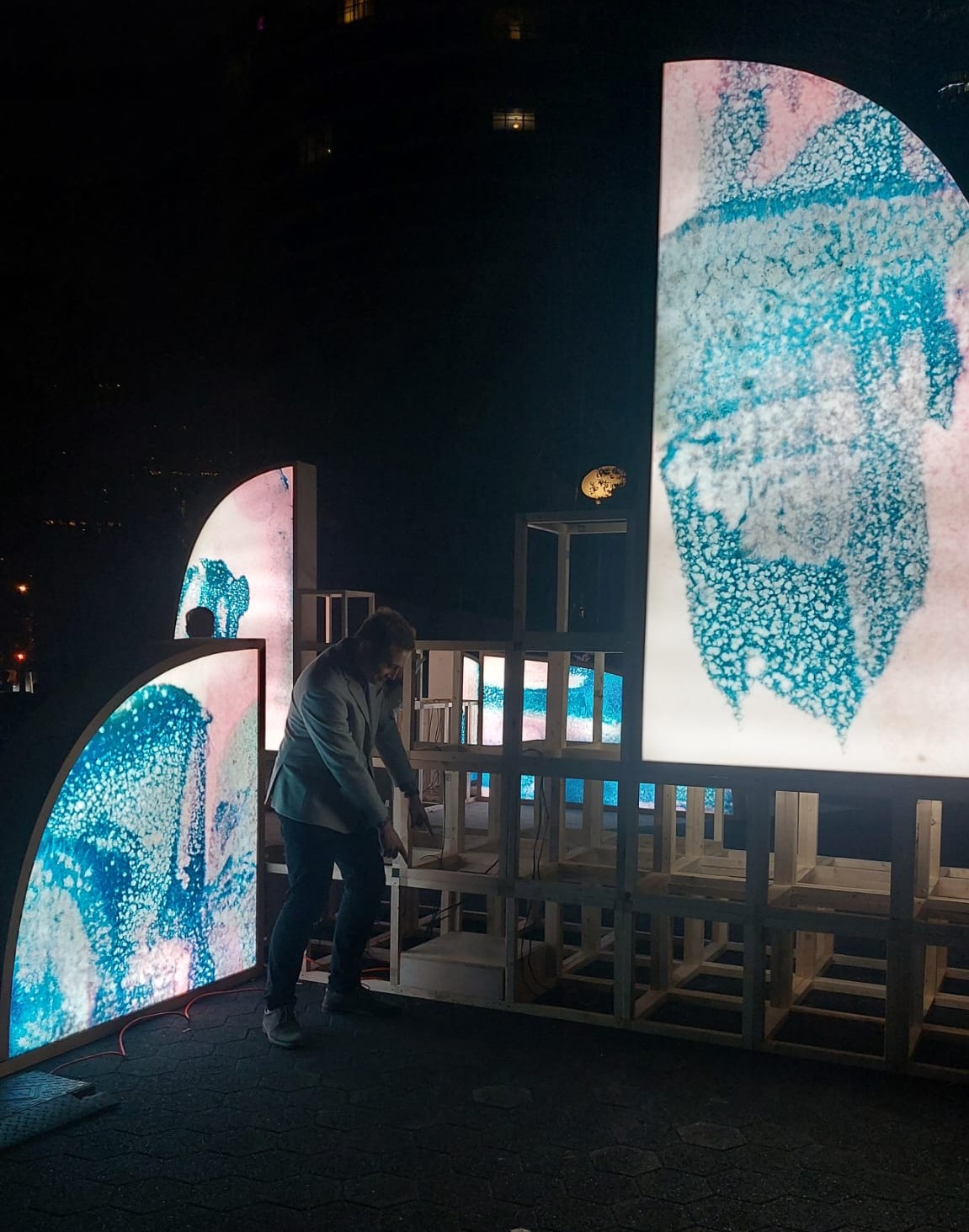 Me pointing at my little box of secrets