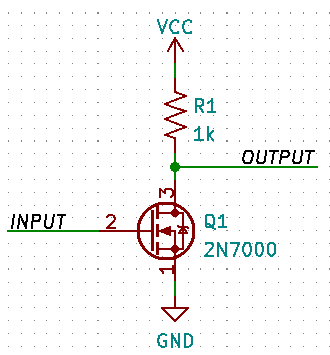 Basic schematic of the the inverter I added
