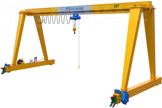 An example of a gantry crane