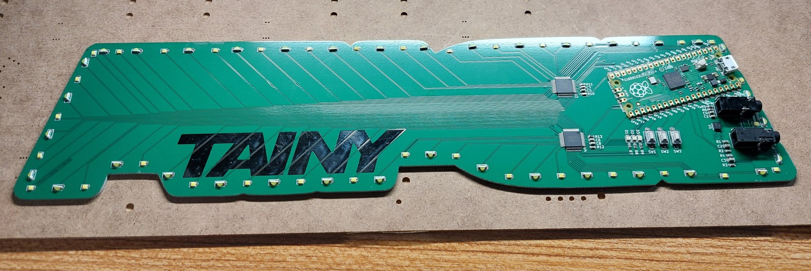 Parts placed prior to reflow