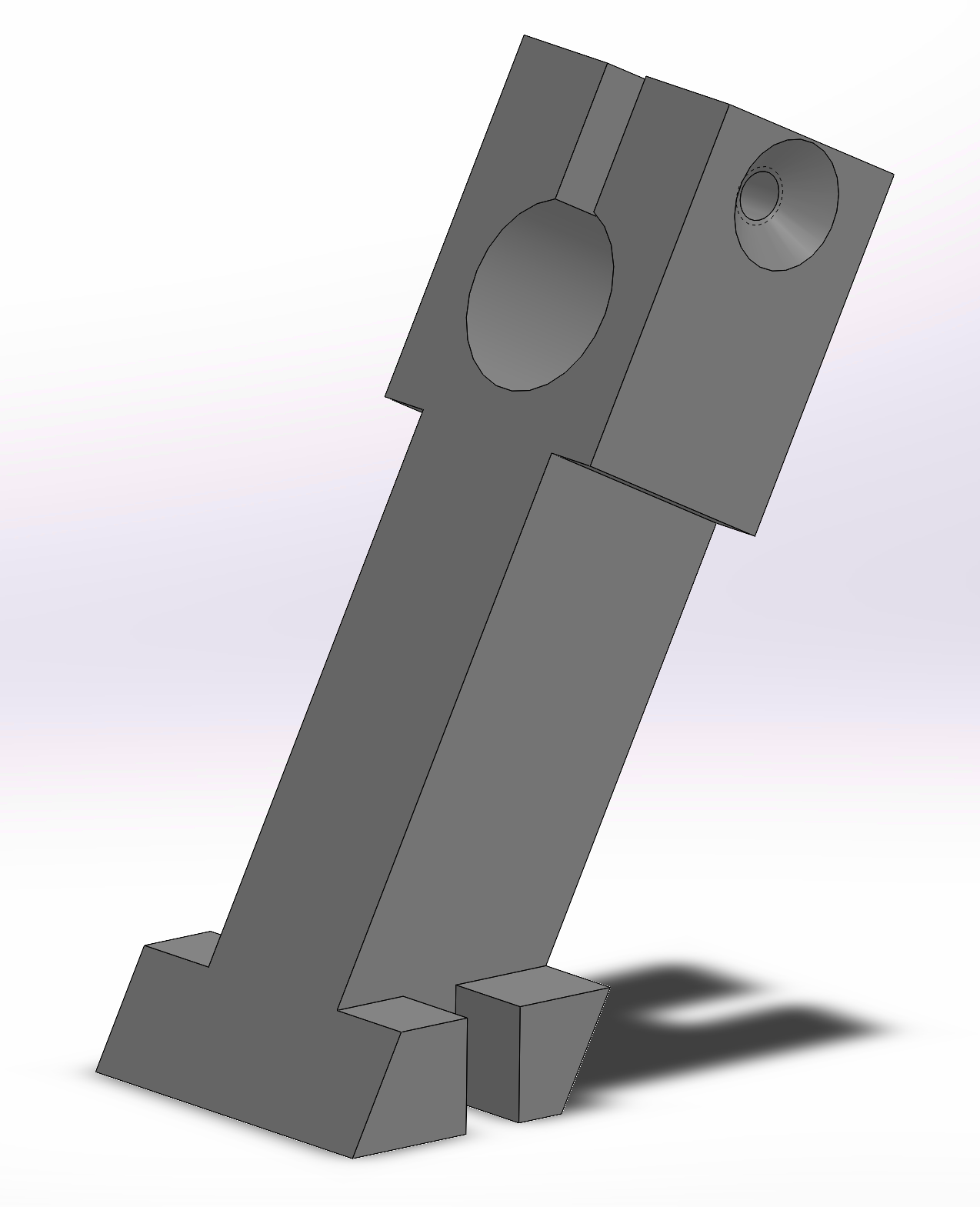 The revised CAD of the holder (V2)