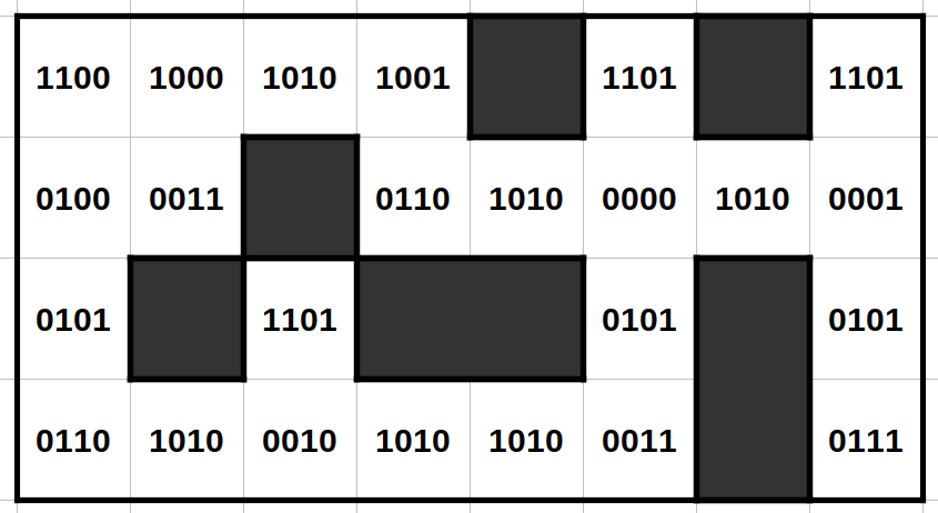 The wall constants throughout the maze