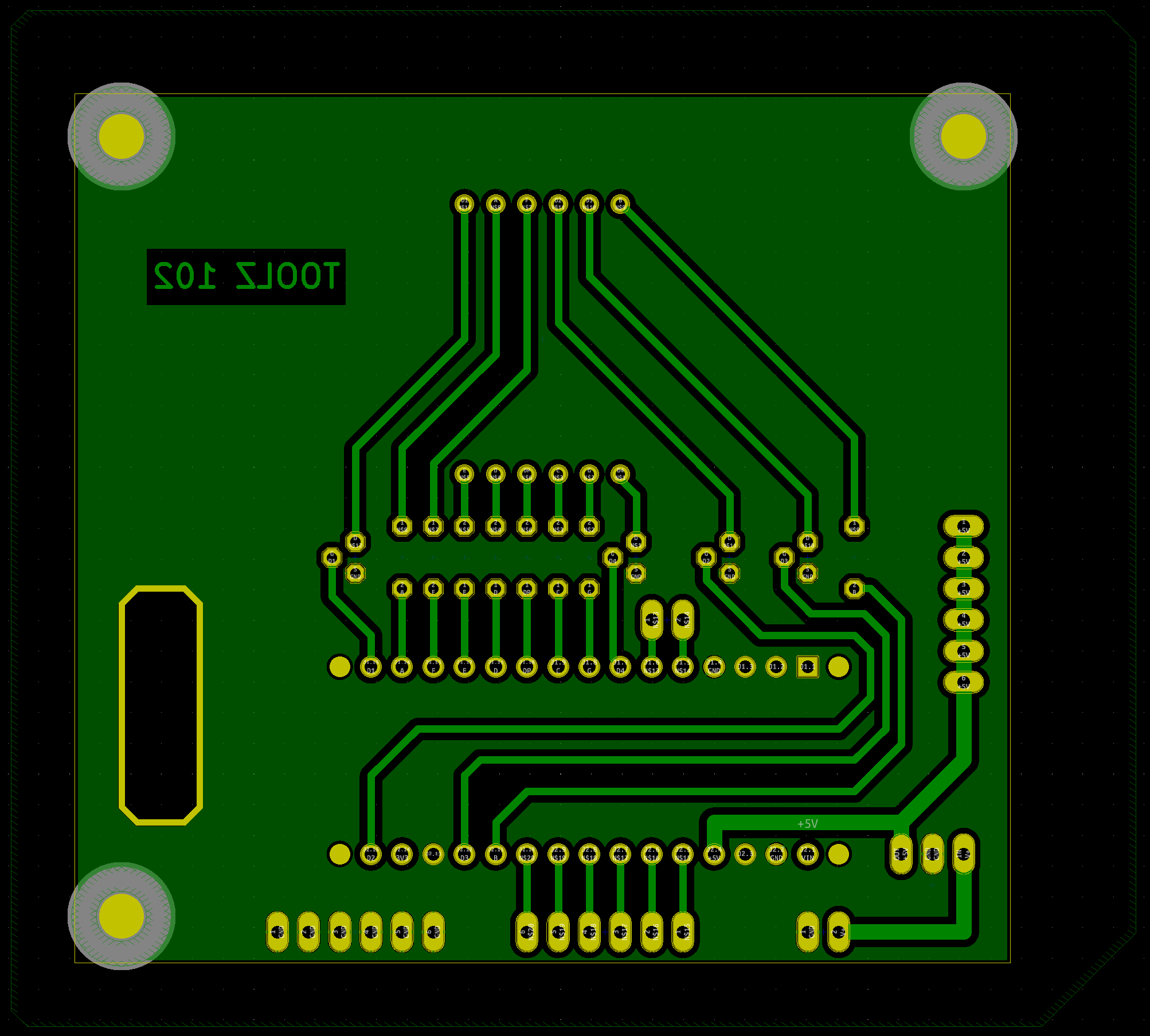 The rear layout