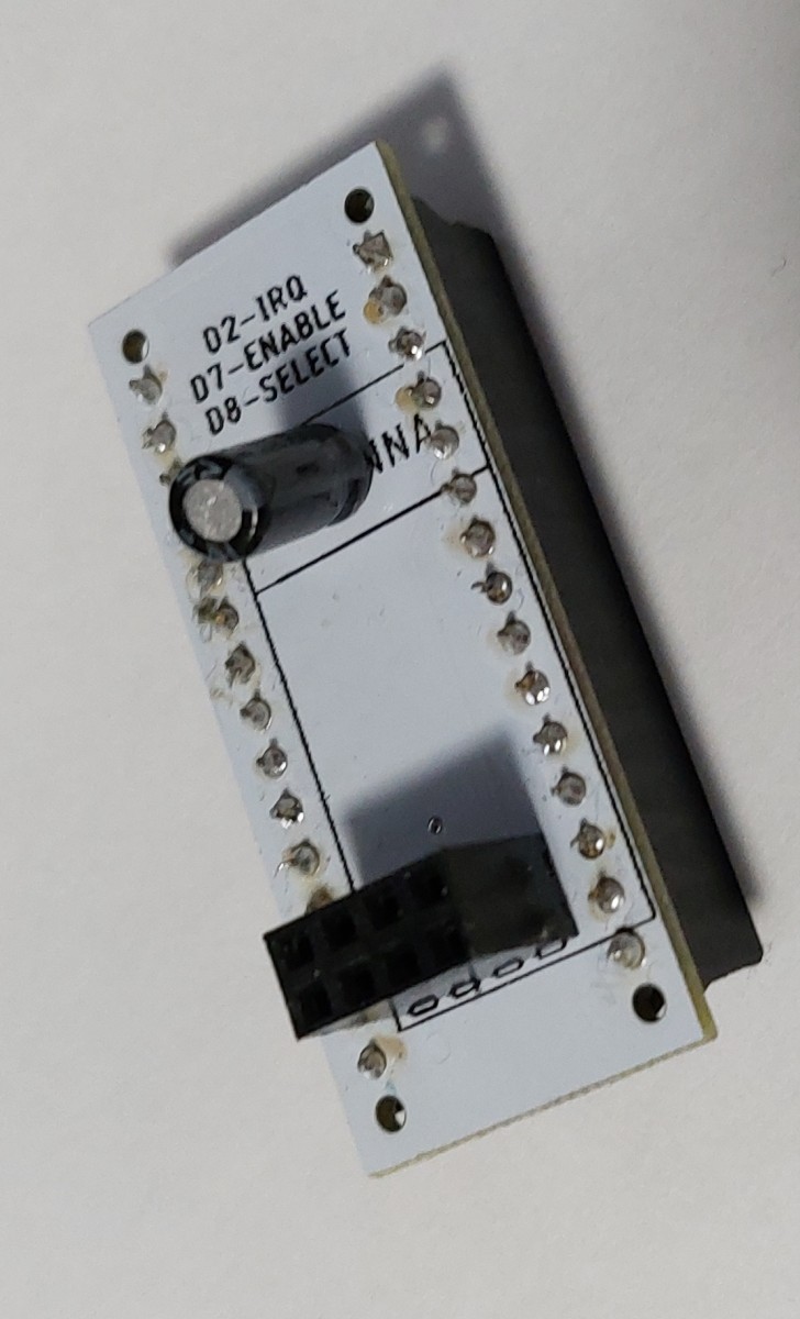 The produced adapter board