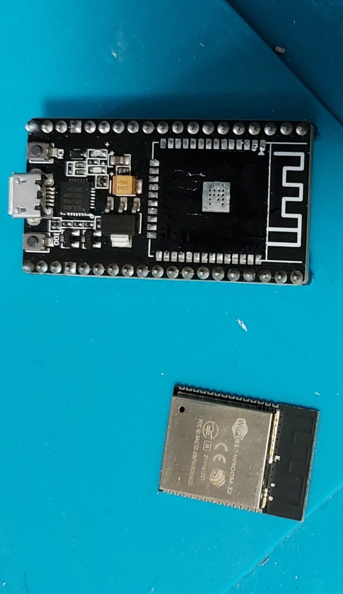 The sacrificial development board losing its ESP32