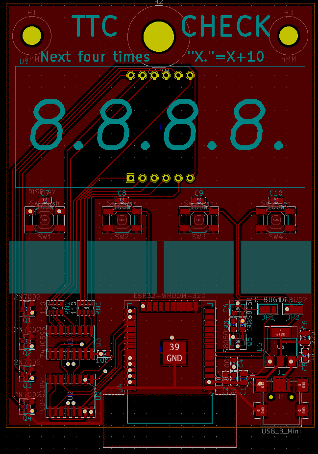 The top side&rsquo;s layout