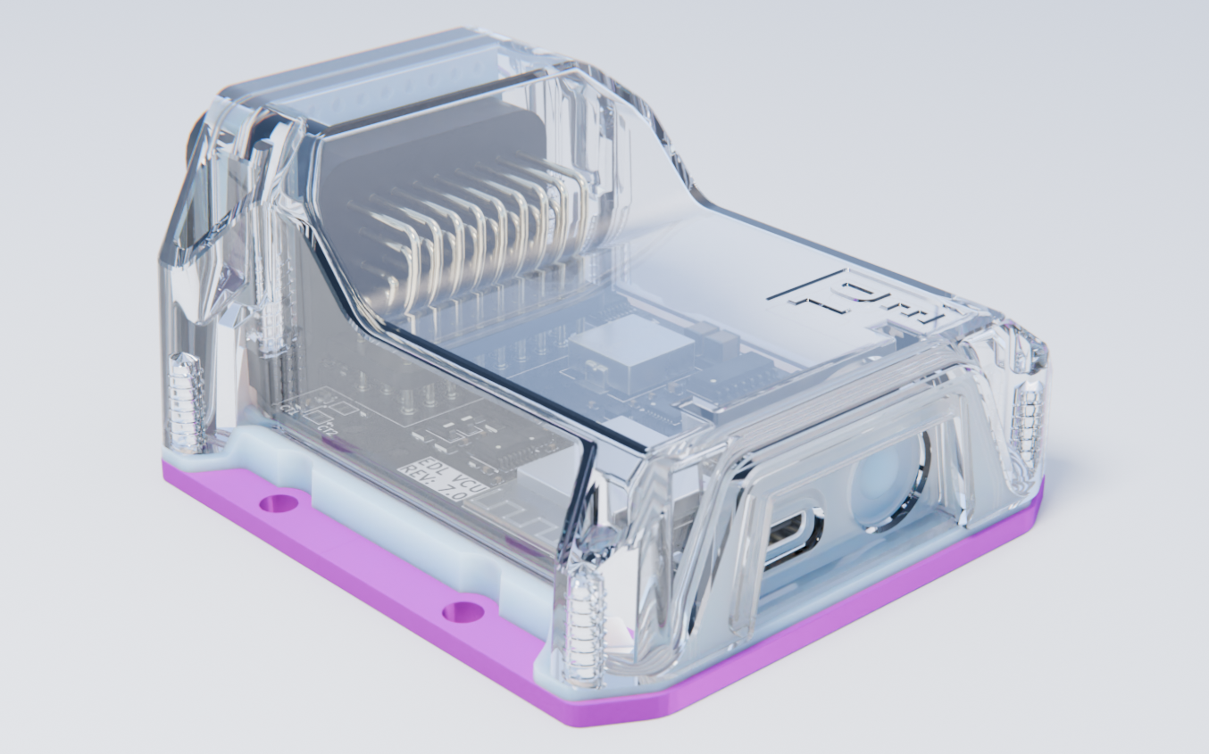 Render of Rev. 7.0 in the enclosure.
