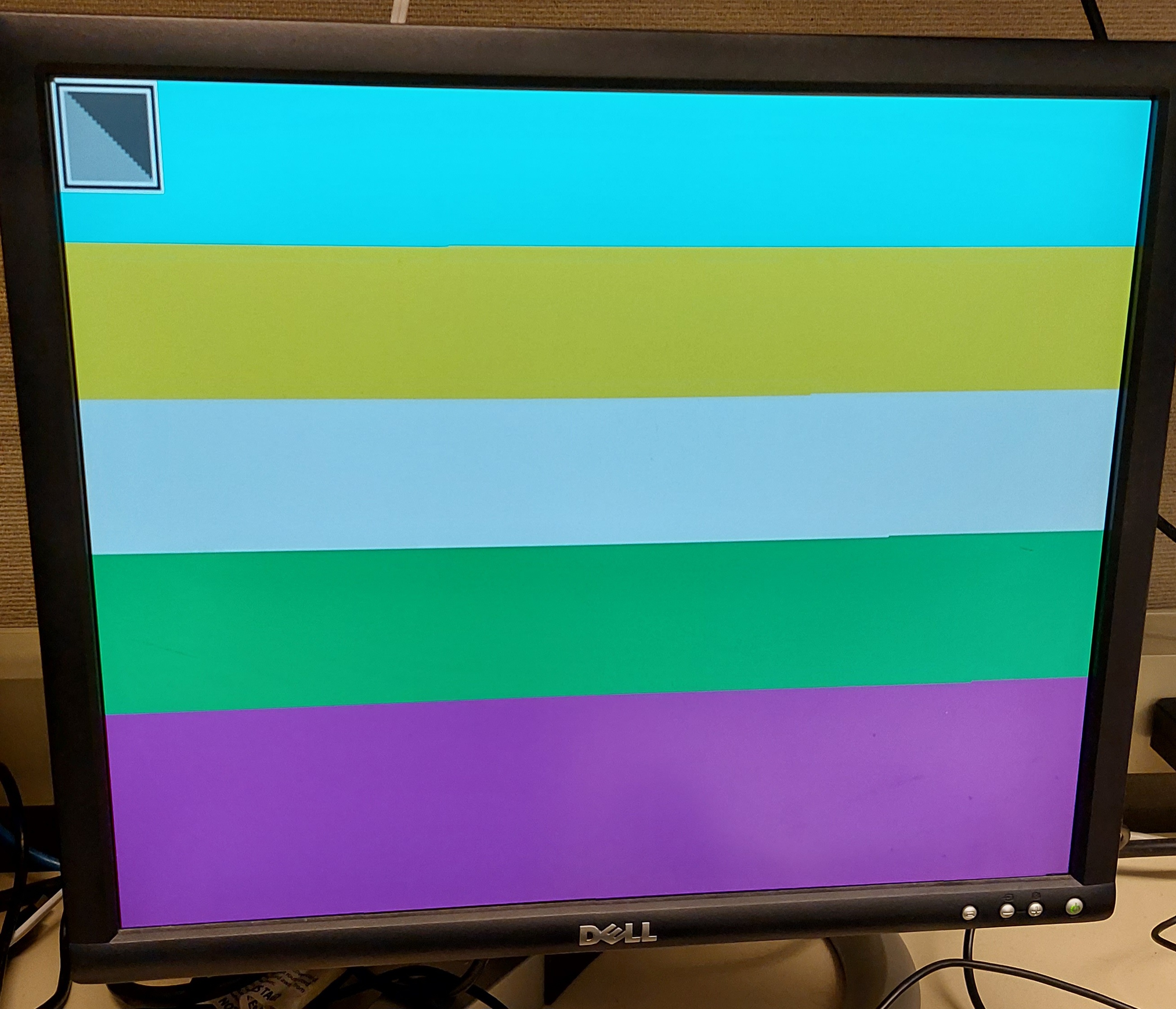 An example test pattern I drew, with the digit preview active